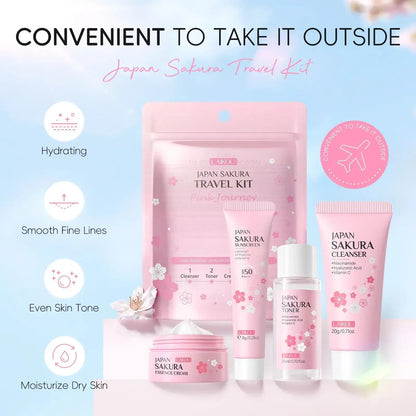 Skincare Set 4 Piece Kit Cleanser