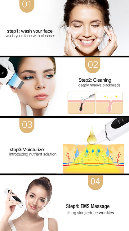 ULTRASONIC SKIN SCRUBBER