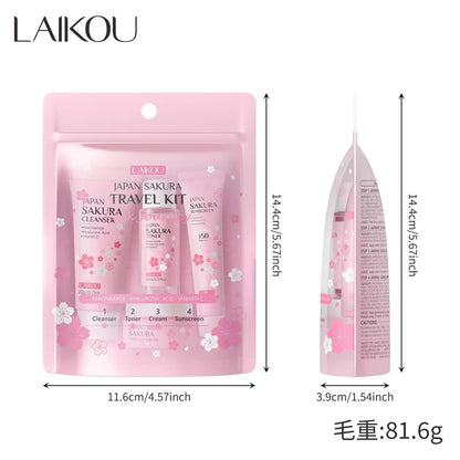 Skincare Set 4 Piece Kit Cleanser