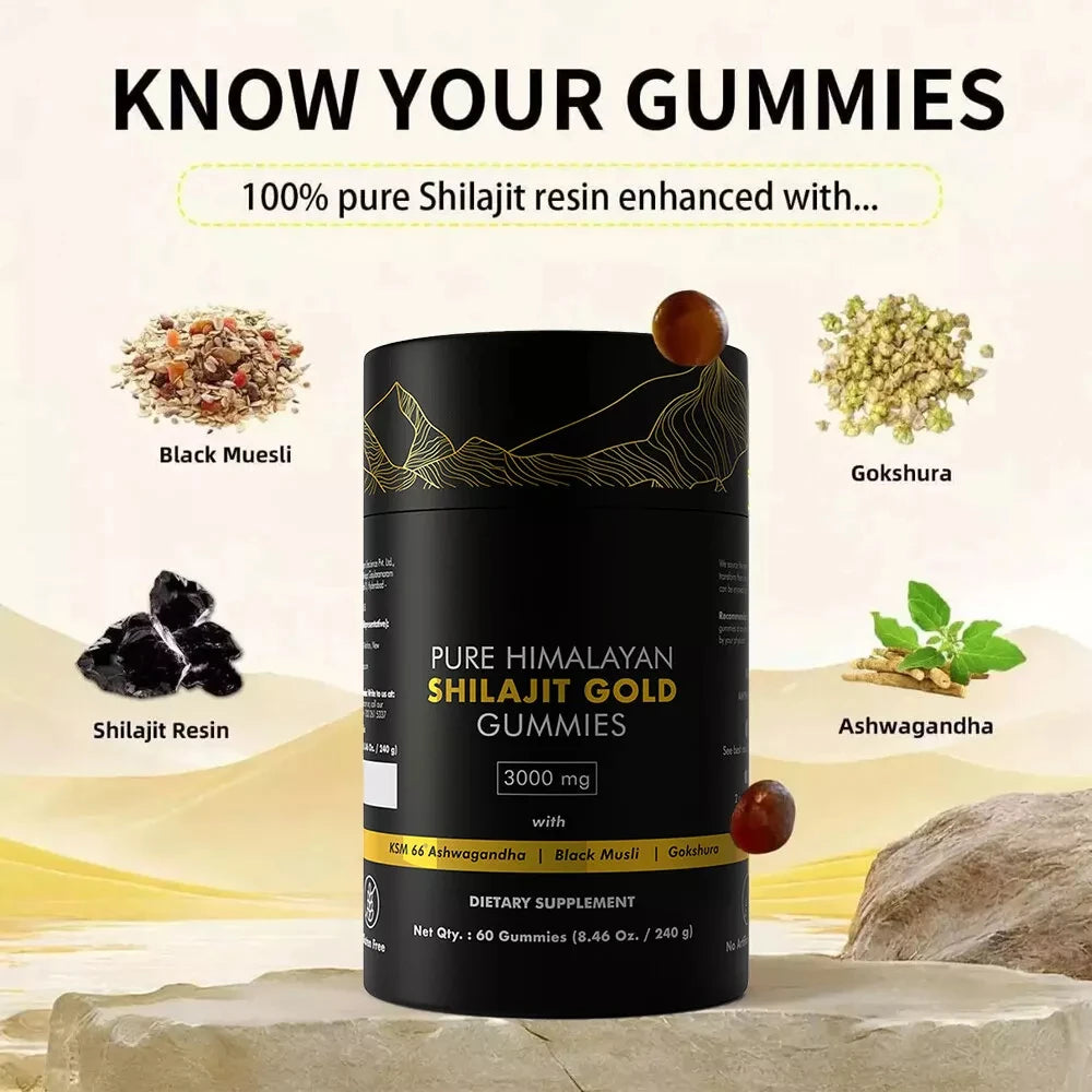 Pure Himalayan Shilajit Gummies